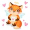 Romantic Fox CS2695 7.9 x 7.9 inches Crafting Spark Diamond Painting Kit
